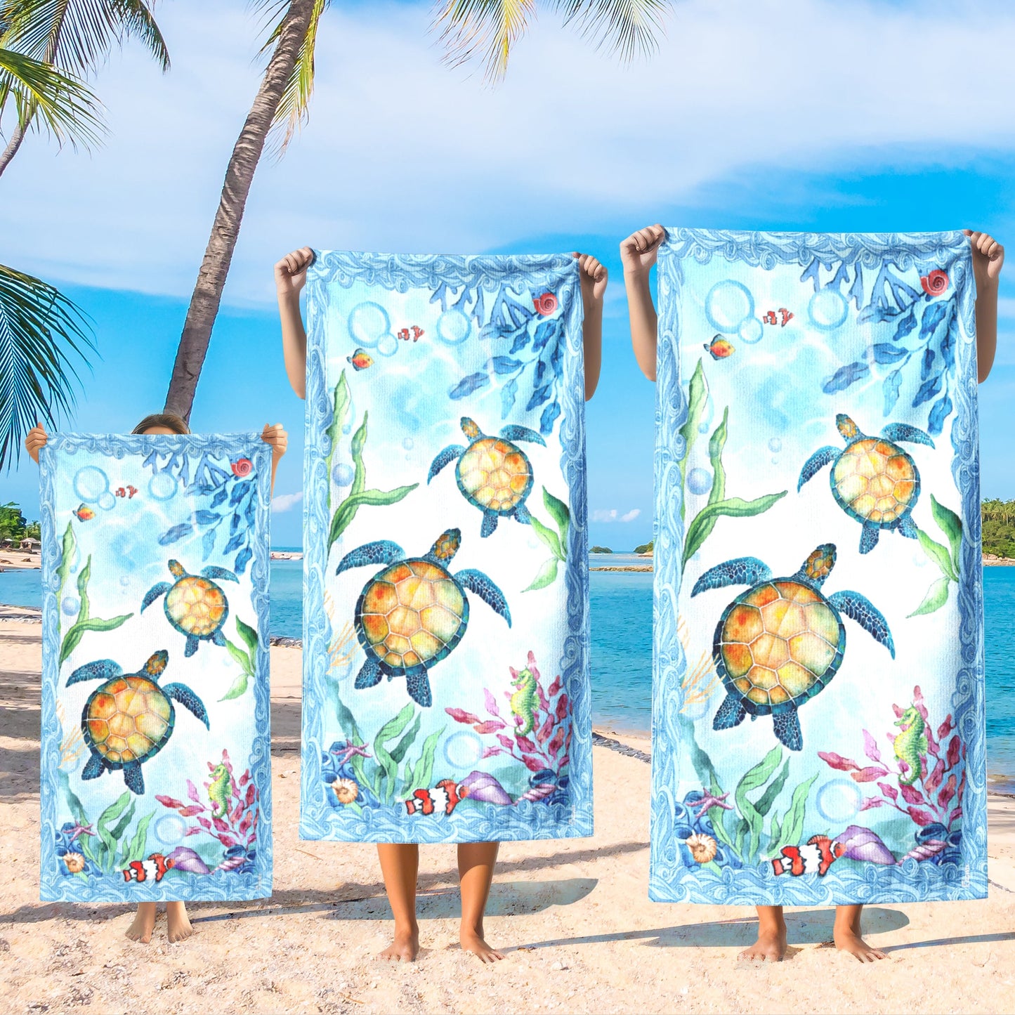 Sea Turtle Beach Towel MLN5738NTH
