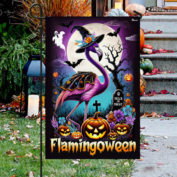 Flamingo Halloween Flamingoween Flag MLN3812F