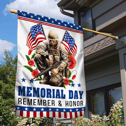 Memorial Day Veteran Remember And Honor Flag NTT05TTH