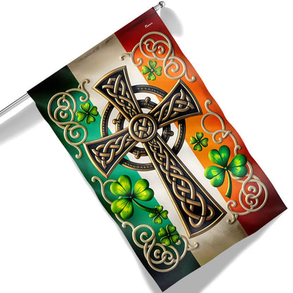Irish Celtic Knot Cross St. Patrick’s Day Flag MLN5110TNB