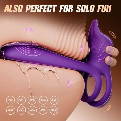 🎁Juxek™ Enchanted Girl Luxe Smart Vibrating Ring💫