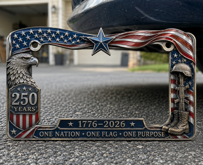 🗽250th Anniversary Commemorative License Plate Frame