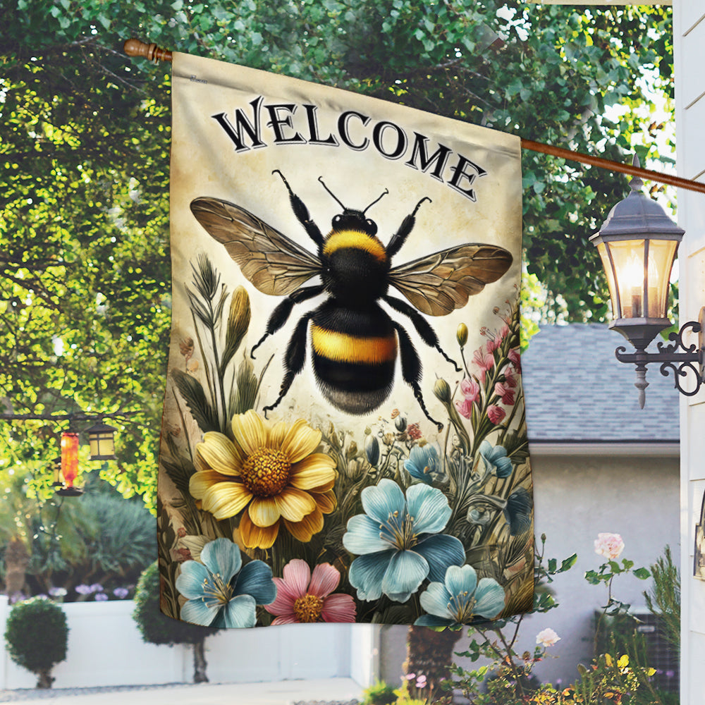 Bee Welcome Summer Flag TQN3438F