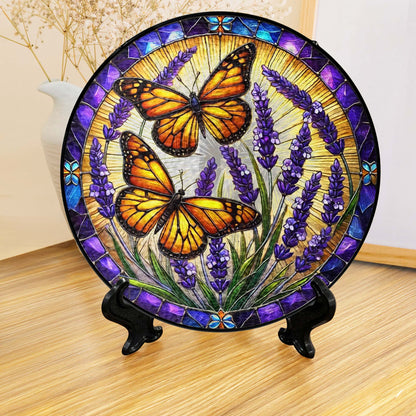 Butterfly Stained Glass Butterflies Decor QTR1083PMN