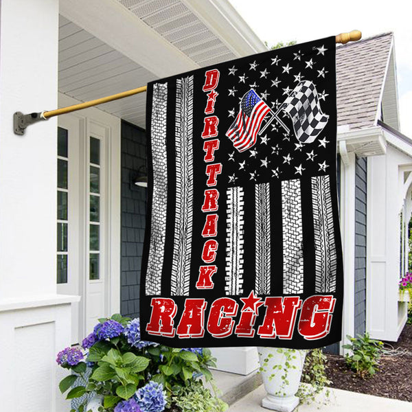 Dirt Track Racing American Flag MLN1234F