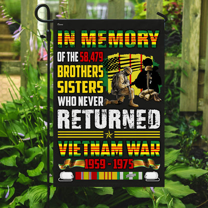 Brothers And Sisters Who Never Returned Vietnam War Flag MLH1758F