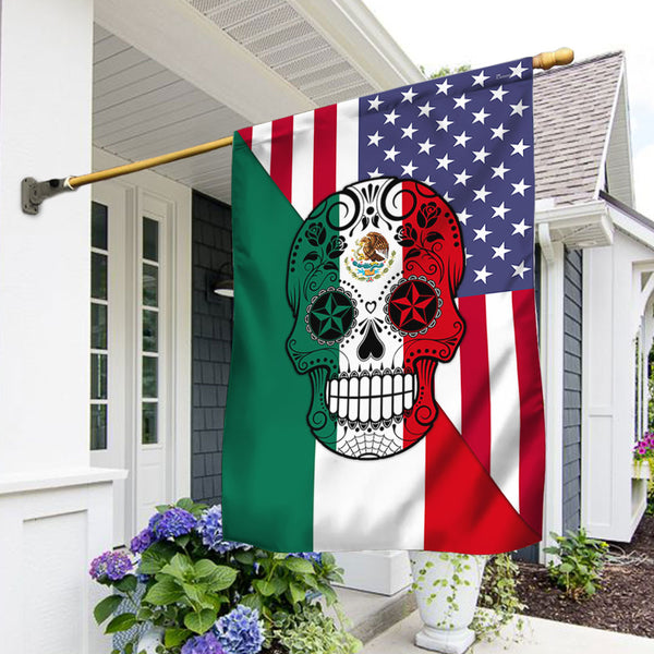 Day of The Dead Flag Mexican Sugar Skull Flag TRL1444F