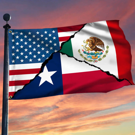 American Mexican Texas Grommet Flag TQN4771GF