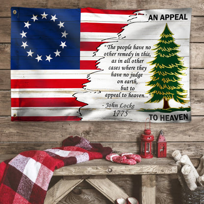 An Appeal To Heaven Flag The Pine Tree Grommet Flag MLN651GF