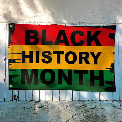 Black History Month Grommet Flag QNK1037GF