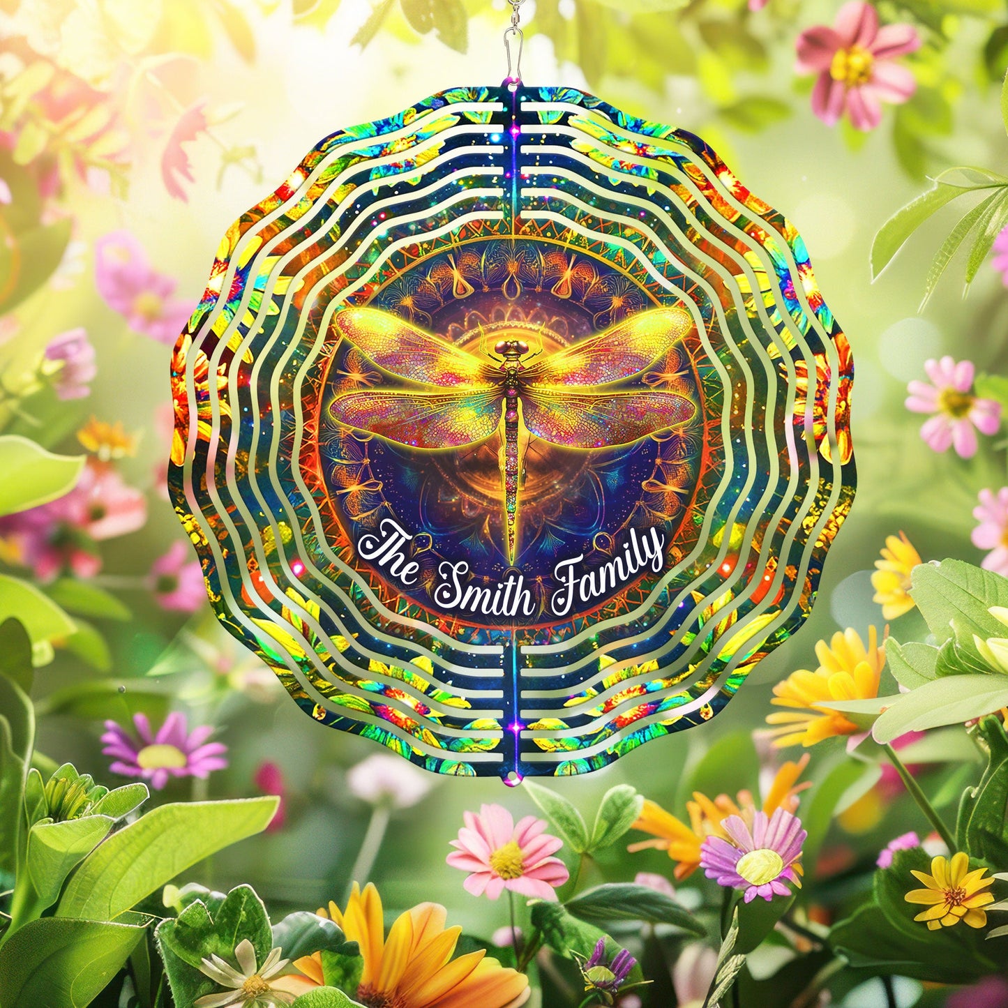 Personalized Mystical Dragonfly Wind Spinner MLN5189HVN