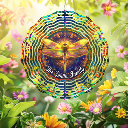 Personalized Mystical Dragonfly Wind Spinner MLN5189HVN