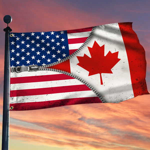 American And Canada America Canada Grommet Flag MLN5102GF