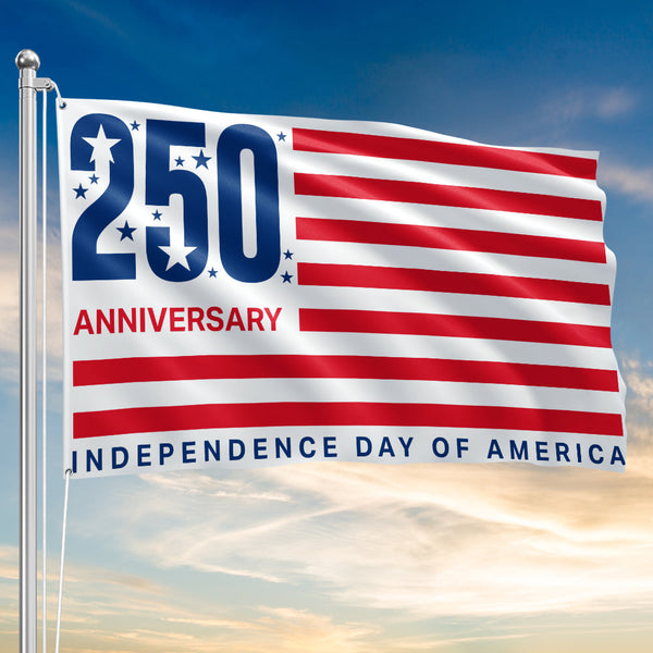 Flagwix American Flag - 250 Anniversary Independence Day of America 4th Of july Grommet Flag TQN5567NTH