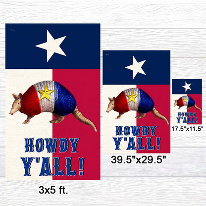 Armadillo Texas Flag MLN1560F