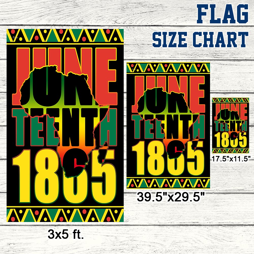Black History Month Flag Juneteenth 1865 BNN95F