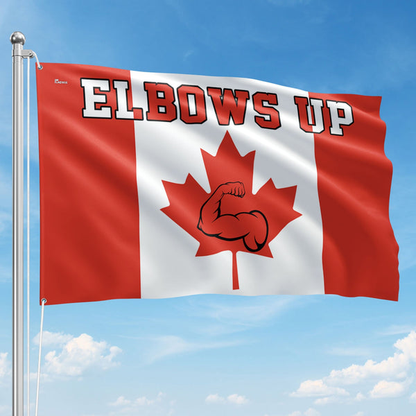 Elbows Up Canada Strong Canadian Flag TPT2683PMN