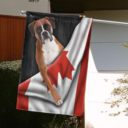 Canadian Dogs Boxer Dog Flag VTM1282TDH