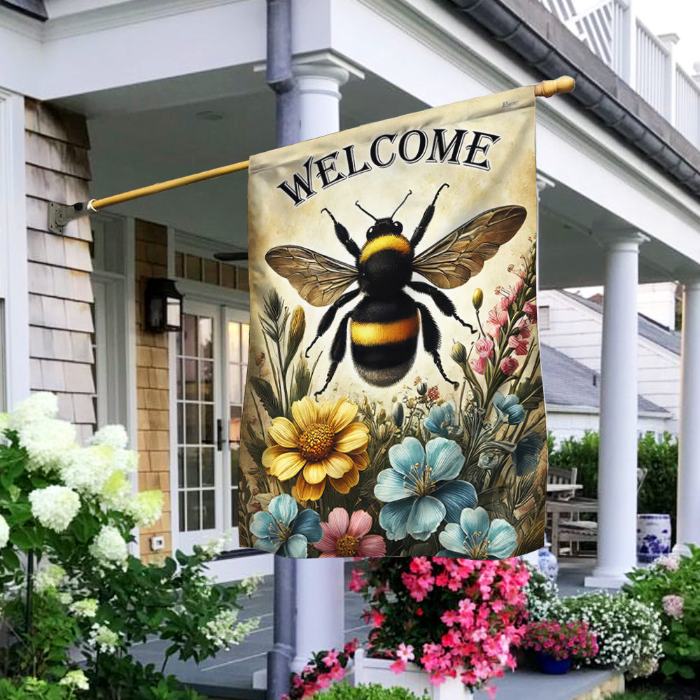 Bee Welcome Summer Flag TQN3438F