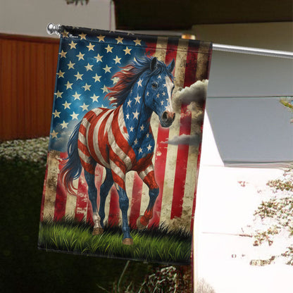 Patriot Horse American Flag MLN5917DTD