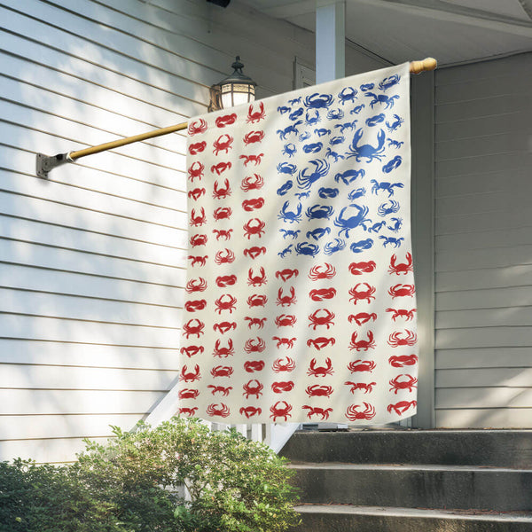 Flagwix American Flag - Patriotic Crab 4th Of july Flag TQN228Fv1