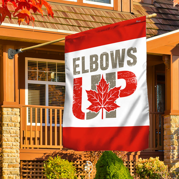 Elbows Up Canada True North Strong Flag MLN5454NTH