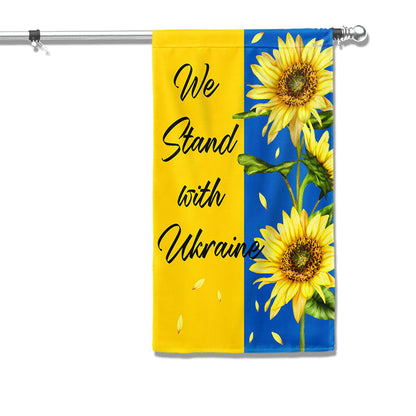 Support Ukraine Sunflower Flag We Stand With Ukraine Flag VTM1127LTH