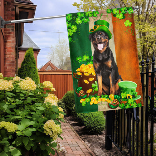 Rottweiler St. Patrick's Day Irish Flag TPT2664TNB