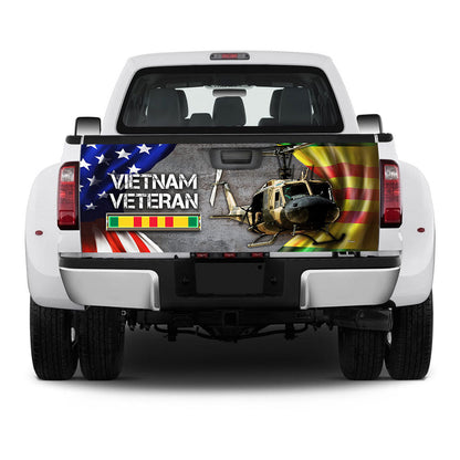 Huey Helicopter Vietnam War Memorial Truck Tailgate Decal Sticker Wrap DBD2687F