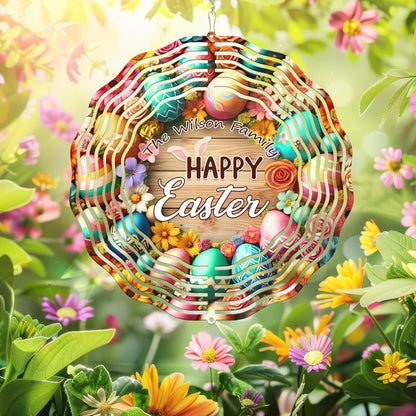 Personalized Happy Easter Wind Spinner VTM1064PMN