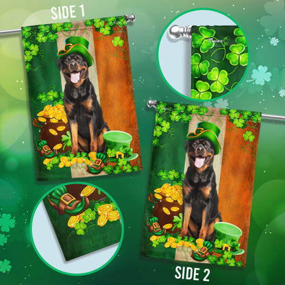 Rottweiler St. Patrick's Day Irish Flag TPT2664TNB