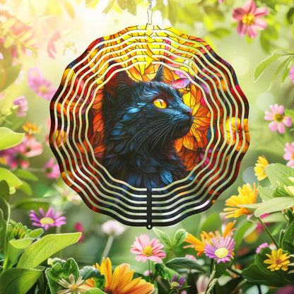 Black Cat Wind Spinner VTM990WS