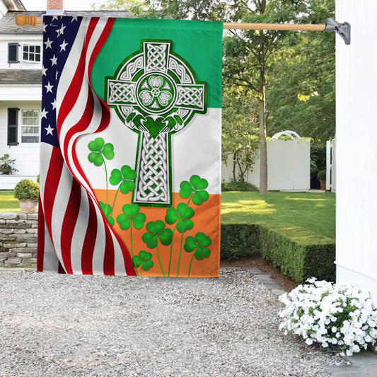 Celtic Cross, Saint Patrick’s Day, Irish Flag TPT604F