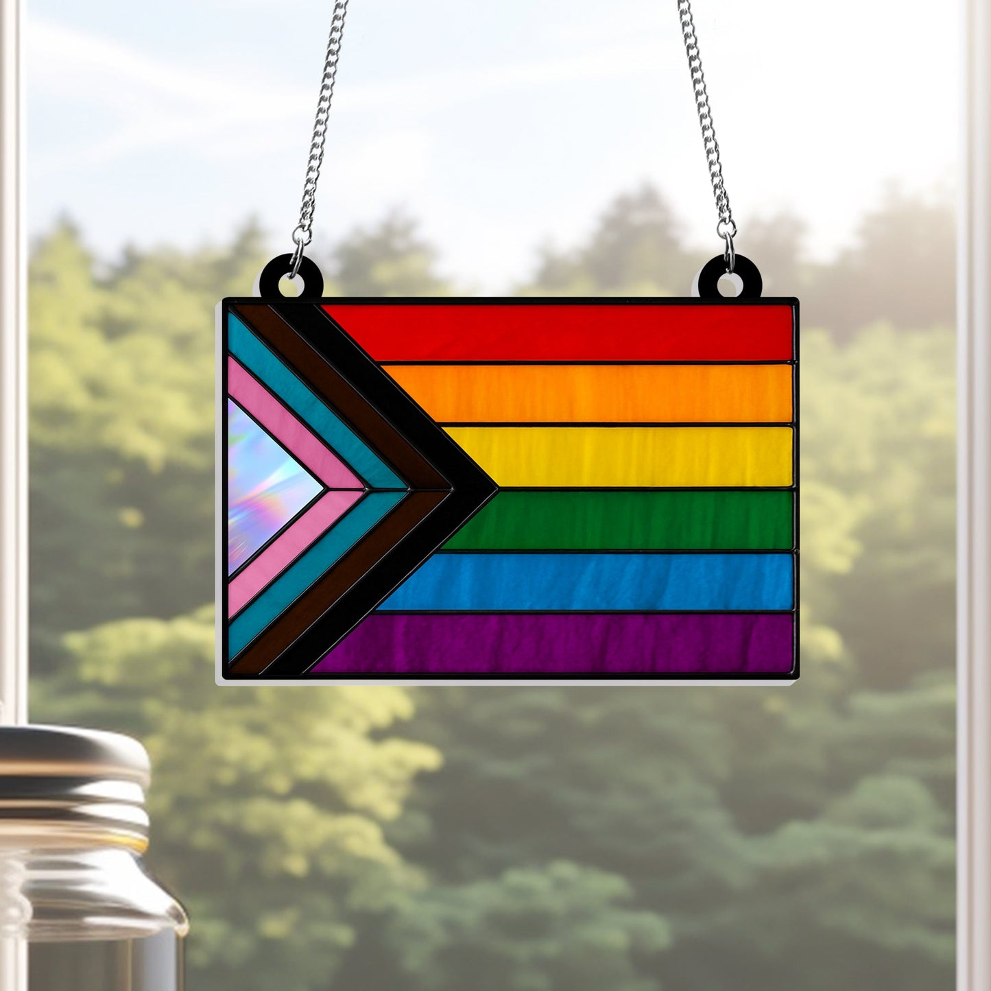 LGBTQ Pride Month Acrylic Suncatcher Window Hanging TQN5147NGT