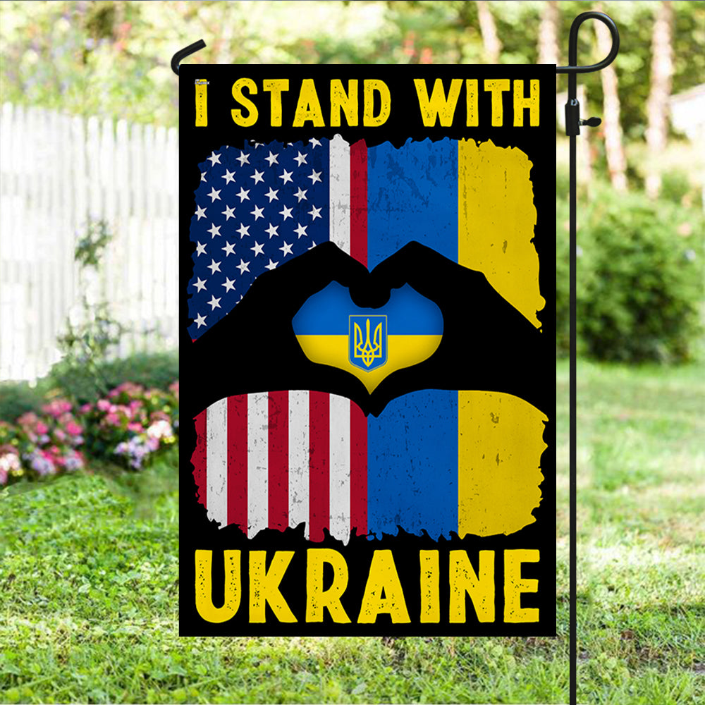 I Stand With Ukraine American American Flag TQN4930NTH