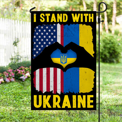 I Stand With Ukraine American American Flag TQN4930NTH