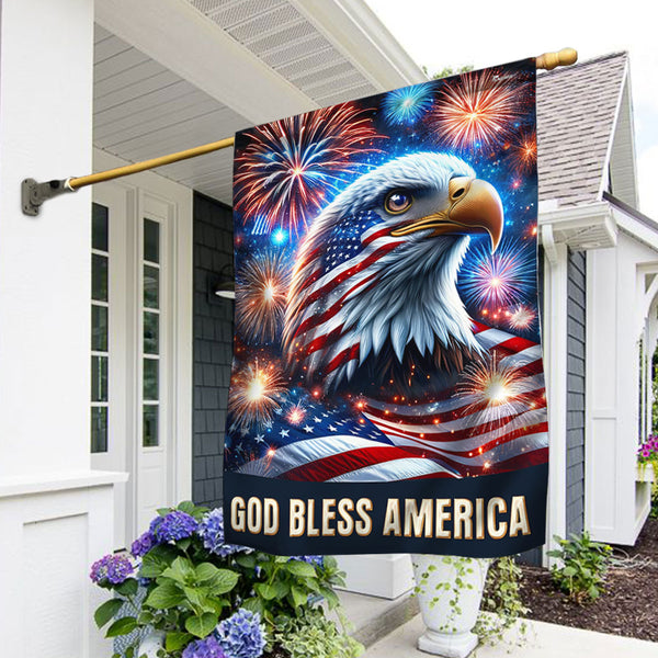 Flagwix American Flag | God Bless America Eagle 4th Of july Flag