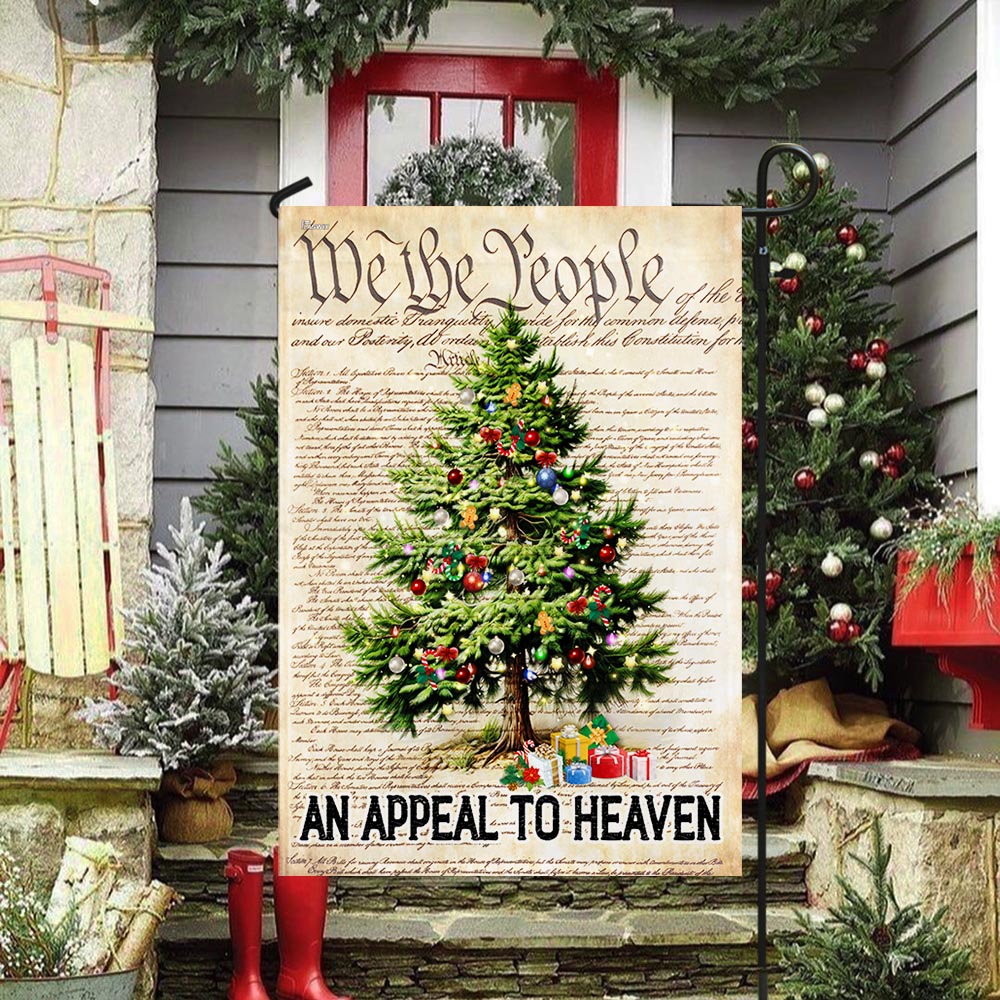 An Appeal To Heaven Christmas Pine Tree Flag MLN1916F