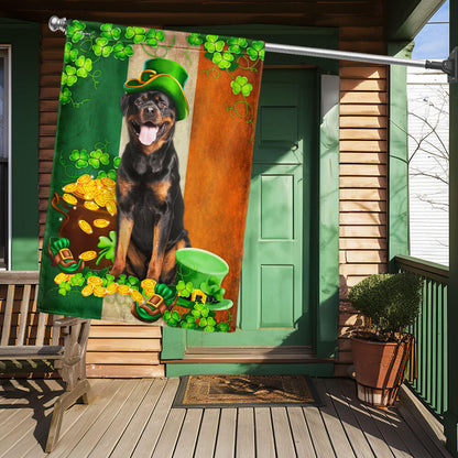 Rottweiler St. Patrick's Day Irish Flag TPT2664TNB