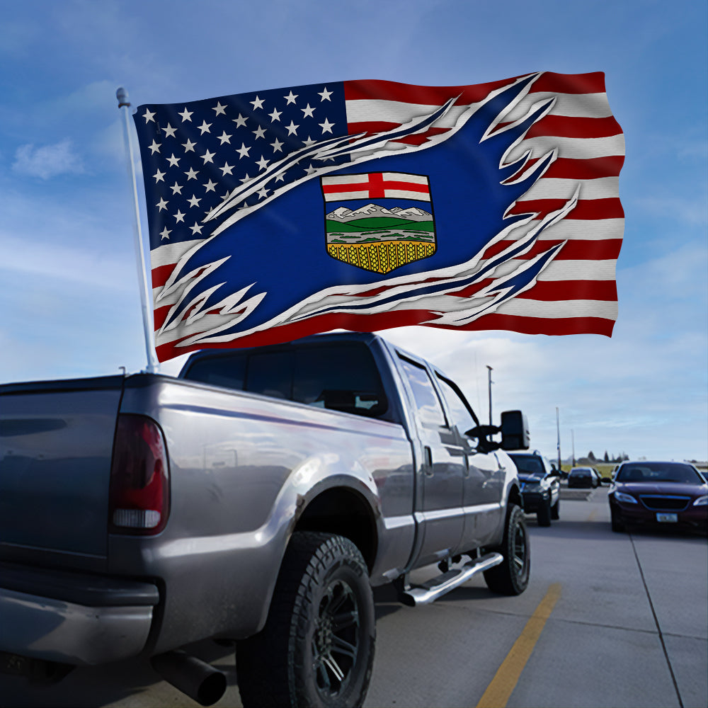 Alberta and America Grommet Flag BNT518GFv2
