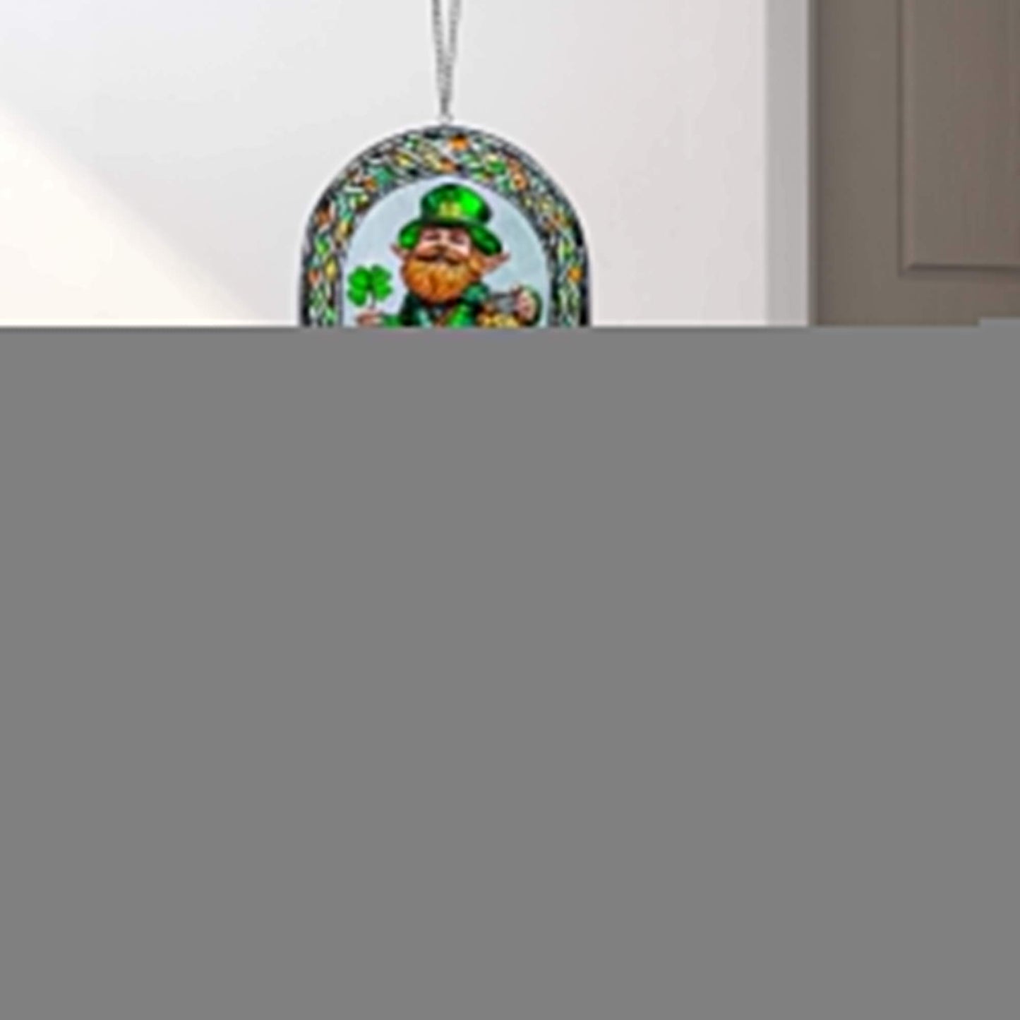 Leprechaun Irish Happy St. Patrick's Day Acrylic Suncatcher Hanging TPT2605TNB