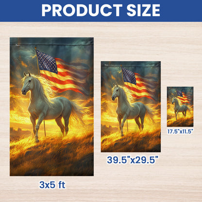Patriot Horse Flag MLN5768NGT