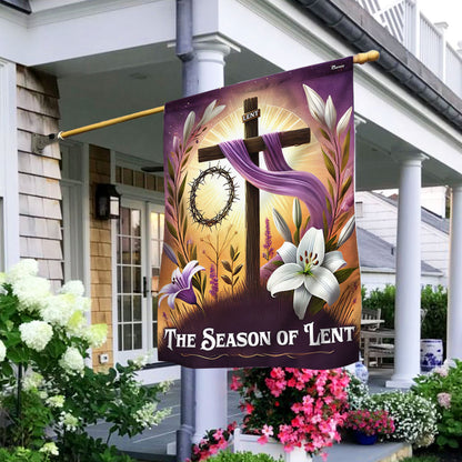 The Season of Lent Christian Cross Flag MLN5199HVN
