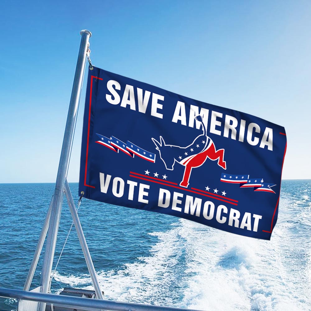 Biden Grommet Flag Save America Vote Democrat BNN504GF