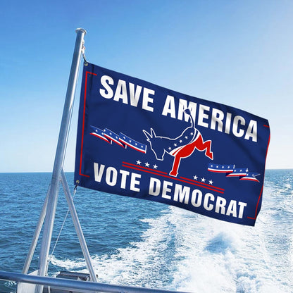 Biden Grommet Flag Save America Vote Democrat BNN504GF