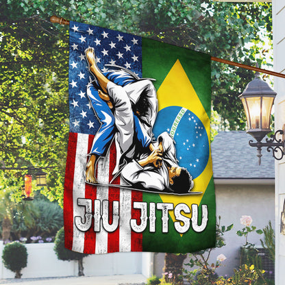 Brazilian Jiu Jitsu Flag LNH046F