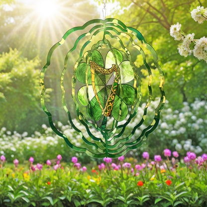 Irish Harp And Shamrocks St. Patrick's Day Wind Spinner VTM1054NGT