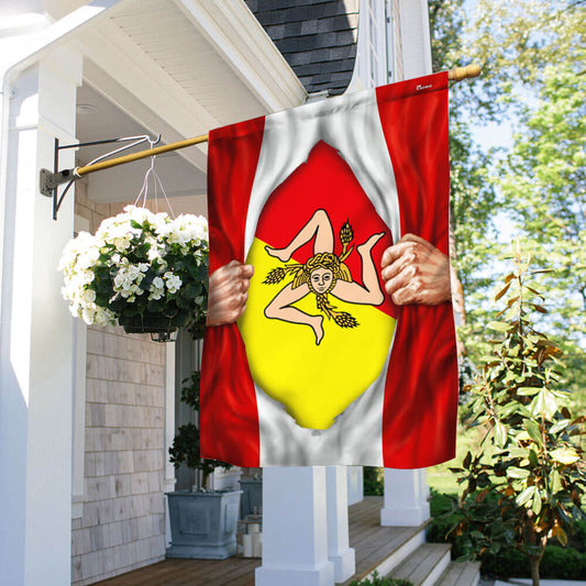 Canada Canadian Sicilian Flag TPT1917F