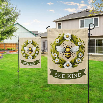 Bee Kind Bee Happy Flag TQN3180F