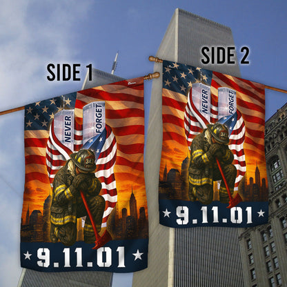 Never Forget September 11 Patriot Day 911 Flag MLN6266LPN